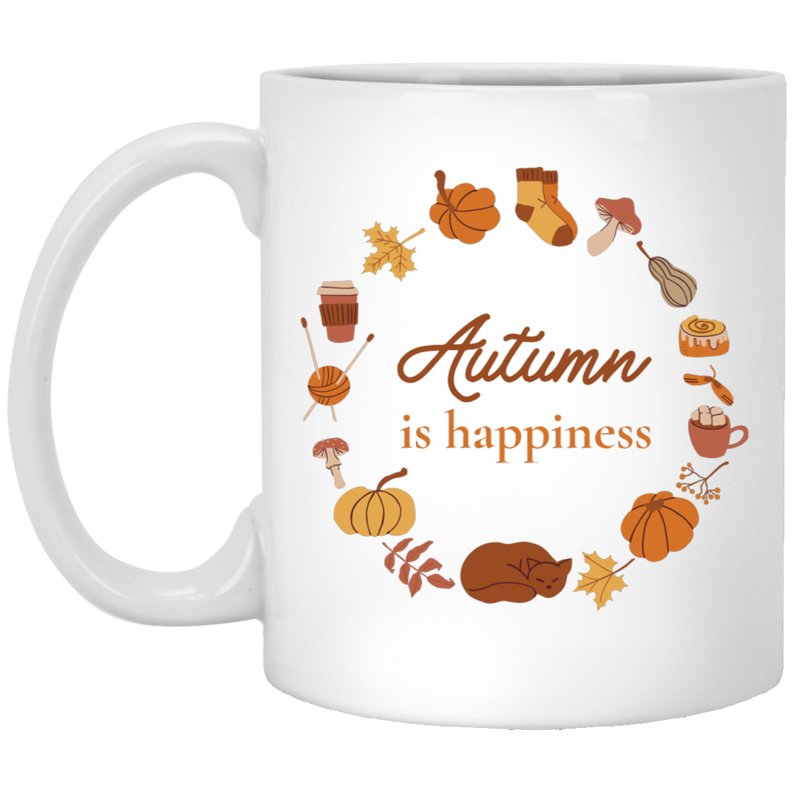 Autumn is Happiness Mug 11oz