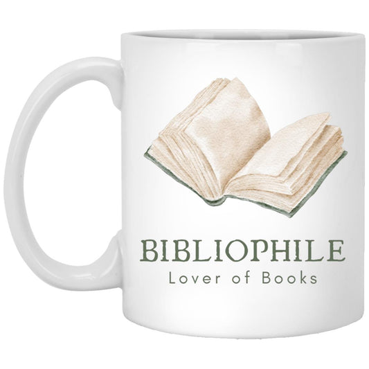 Bibliophile Lover of Books Mug 11oz