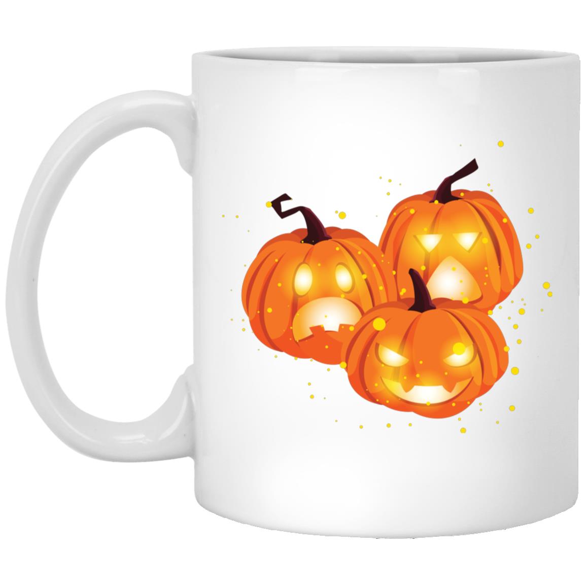 Glowing Jack O' Lanterns Mug 11oz