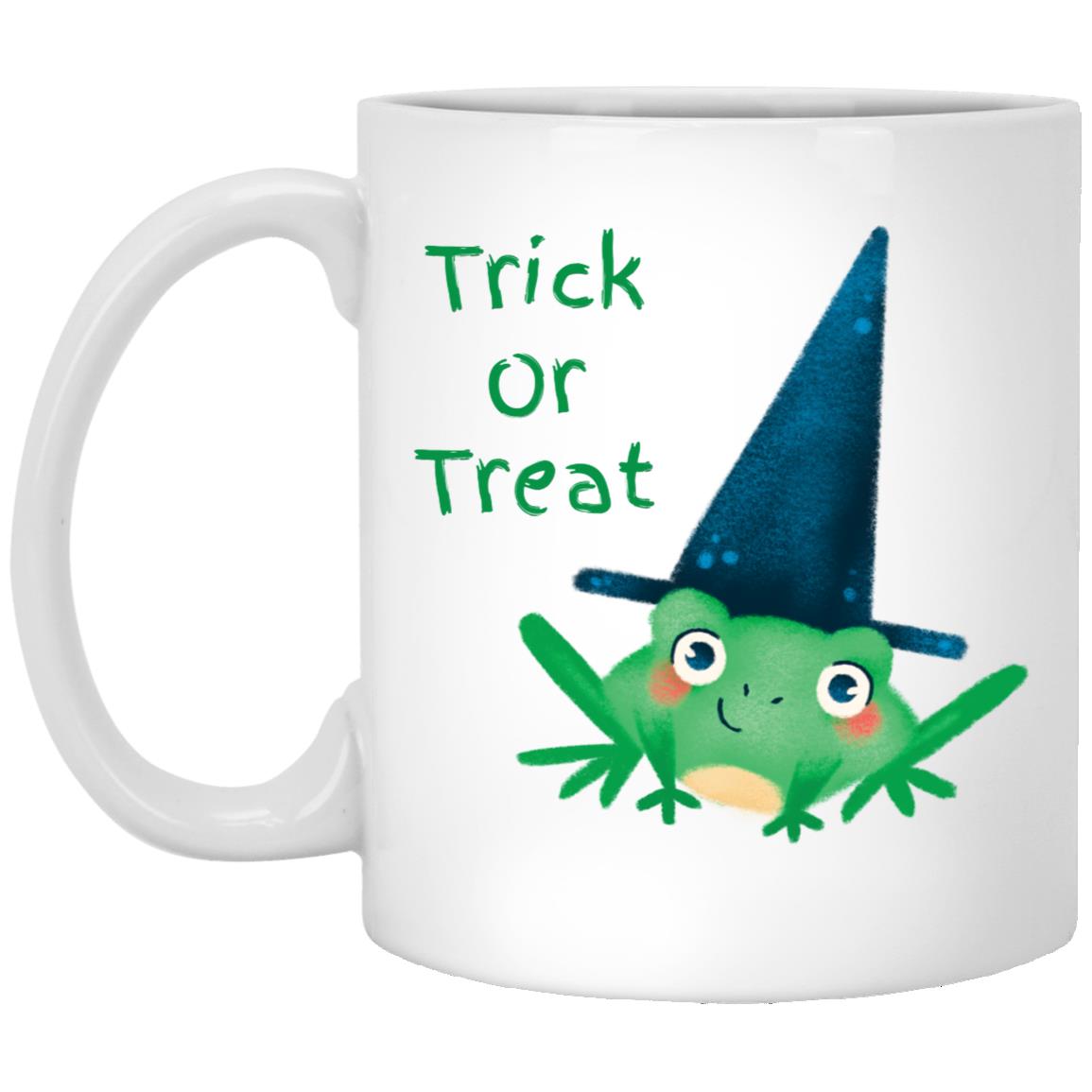 Trick or Treat Frog Mug 11oz