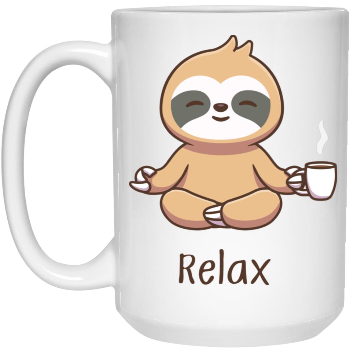 Relax Sloth Mug 15oz