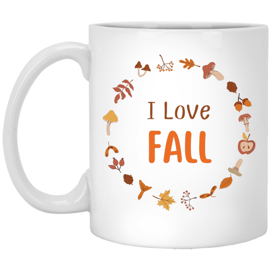 I Love Fall Mug 11oz