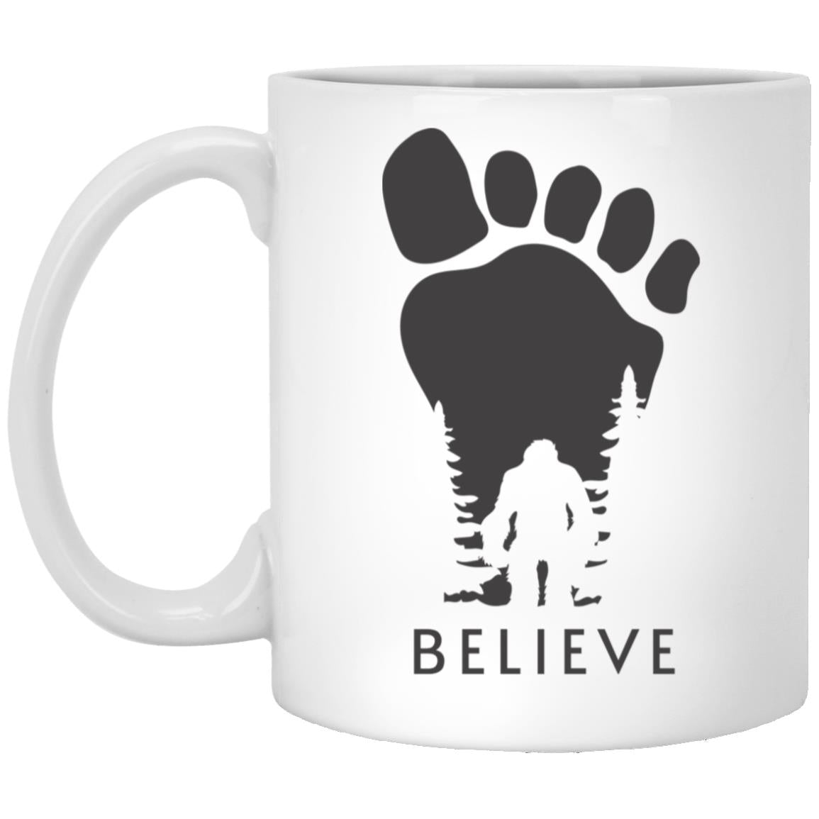 Believe Bigfoot Mug 11oz